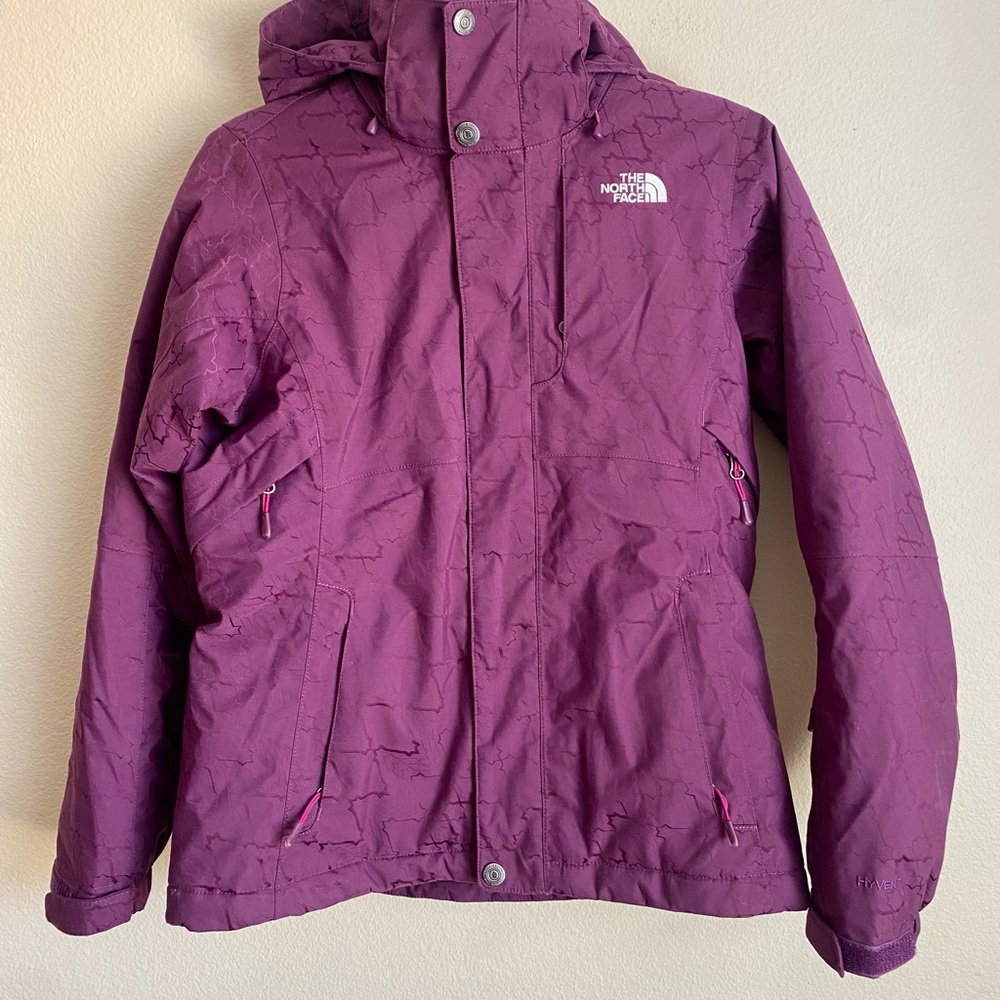 The North Face Women’s Hyvent Hooded Jacket S Skiing Snowboarding Outdoor Coat